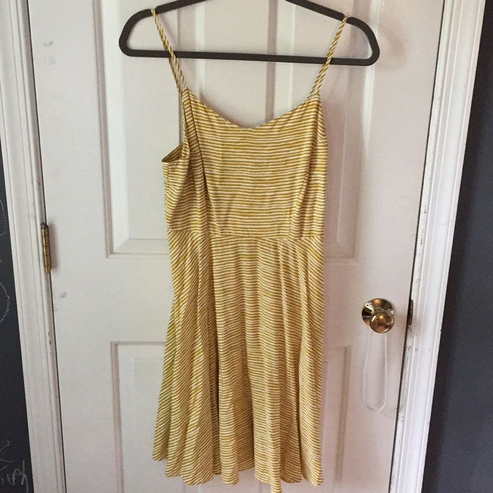 Spaghetti strap striped dress